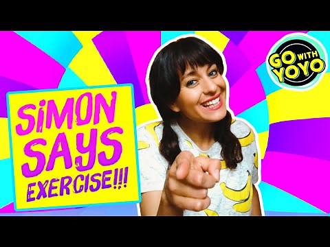 SIMON SAYS EXERCISE! Easy Fitness for Kids! | Go with YoYo