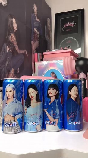 Pepsi Blue Cans Complete 🥰 #PEPSIPHxBLACKPINK #blackpink #blink #fyp #foryoupage #jennie #kpop #lisa #rose #jisoo