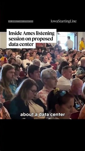 Inside Ames listening session on proposed data centers