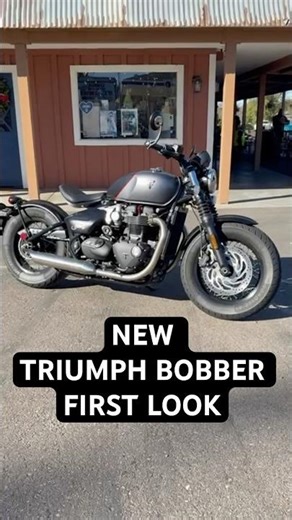 2026 TRIUMPH BOBBER FIRST LOOK