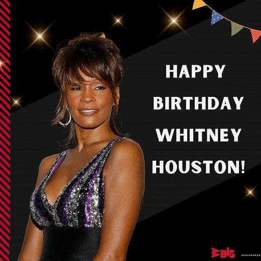 Happy 60th Birthday to Whitney Houston! 🎈 Born August 9th, 1963 in Newark NJ, singer & actress, Whitney is regarded as one of the best-selling musical performers of the 1980s and ’90s. Her musical roots start in church but after signing to Arista Records with Clive Davis, she became a pop success. Her debut album, "Whitney Houston" (1985), yielded three number one singles in the U.S: “Greatest Love of All,” “Saving All My Love for You”; and “How Will I Know.” In 1992 Houston made her motion-pic