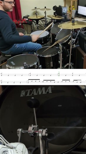 Vasco Rossi - Albachiara (DRUM COVER WITH SHEET MUSIC) PT1 #drumsheet #drumtutorial #drumcover