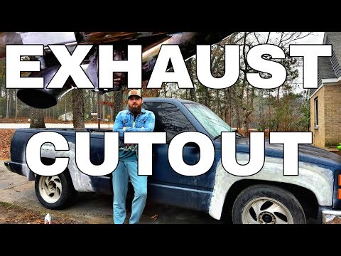 Budget Exhaust Cutout Install + Sound Test (OBS GMC 1500)