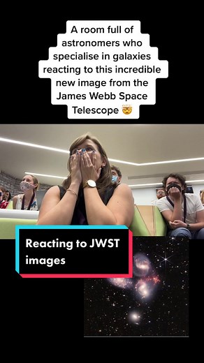 An astrophysicist’s live reaction to the brand new JWST images #jameswebbtelescope #jwst #nasa #esa #unfoldtheuniverse #space #astronomy #science #sciencetok #spacetok #astrotok