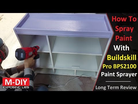 How To Spray Paint WIth A Spray Machine? | Buildskill Pro BPS2100 | Long Term Review