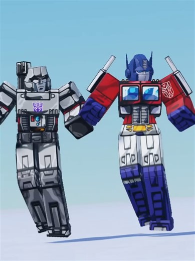 Transformers in Roblox: Optimus and Megatron Fun