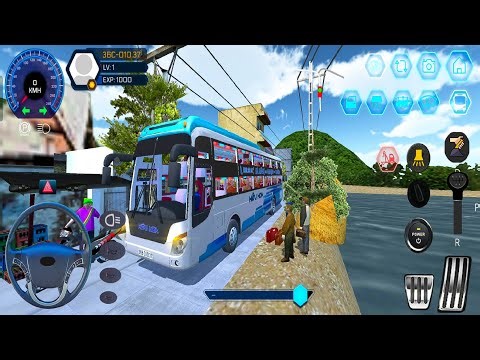 Bus Simulator Vietnam - Realistic Public Bus Narrow Road Driving - Android Gameplay 