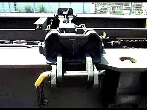 【東京貨物ターミナル】コキ104形の緊締装置その１【JR貨物】