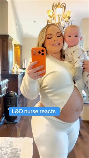 Liesel Teen BSN, RN | Pregnancy + Birth on Instagram: "I love you @trishapaytas 💖 Follow @mommy.labornurse for pregnancy + postpartum tips...with a side of laughs 😂"