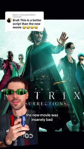 Replying to @hamzabrd425 #greenscreen the Matrix Resurrections was by far the worst of the bunch #movietok #moviereview #matrix4