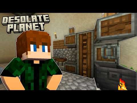 Fiz um LABORATÓRIO SUB-TERRANEO!!! - Minecraft Desolated Planet E04 (1.20)
