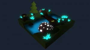 Enchanted Forest (With bright plants!) - Download Free 3D model by M.Cipoleta (@MCipoleta)