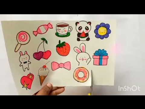 Homemade sticker ideas 💡🌺🤗🤗