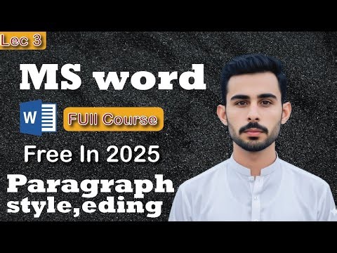 MS Word Lecture 3 in Urdu | MS Word Full Course Step by Step | Beginners Tutorial