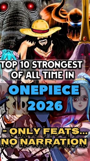 Top 10 STRONGEST One Piece Characters (FEATS ONLY) 2026 🔥 No Bias, Pure Power!