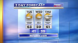 Find out the forecast for Election Day at WFXRtv.com/weather so you can plan your day. | WFXR News | Facebook