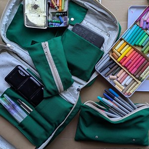 Canvas Travel Art Bag, Convertible Artist Bag, Art Supply Bag, Artist Backpack, Watercolor Travel Organizer Bag, Sketch Case, Aquareltasche - Etsy