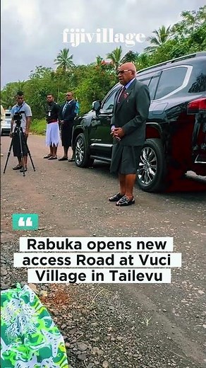 Rabuka opens new access Road at Vuci Village in Tailevu | 16/10/2024