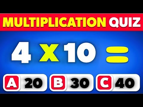 Can You Pass This Multiplication Quiz...? ✖️🤓📚 | Multiplication Table Quiz