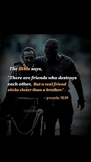 THE BIBLE'S DEFINITION OF A REAL FRIEND 🫂✝️ | PROVERBS 18:24