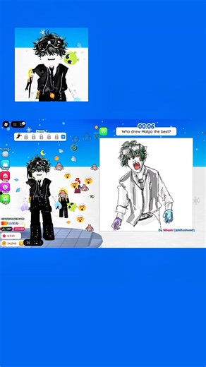 Roblox Character! Draw me #roblox #art #robloxart #drawing #shorts