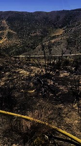 Angeles NF Fire Dozer improves fireline on today’s fire on Interstate 5 near Templin Hwy. the fire was held to eight acres. | Angeles National Forest