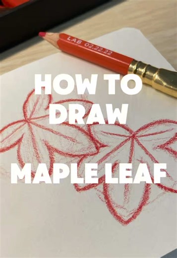 How to Draw a Maple Leaf for Valentine's Day