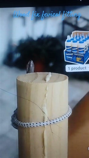 A simple wood way to Repair a Round wooden rod Fevicol wood Rod fix fitting #diy#carpenters