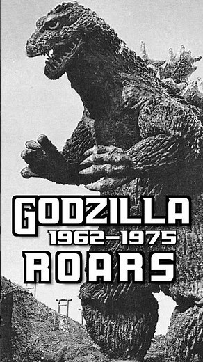 Godzilla 1962 - 1975 Roars Recreated #Godzilla #soundeffects