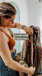 Dreadlocks Q&A Series: Will they look good if I have an undercut hairstyle? 🤔 #dreadlocks #undercuts | Wildcrafted Beauty