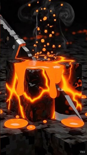 Minecraft Magma Block Cutting ASMR