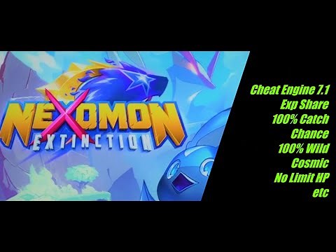 Nexomon extinction Inf Hp, 100% Cosmic chance Cheat Hack