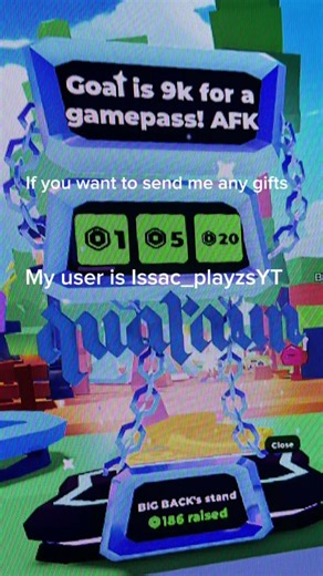 Btw goal is 9k! #roblox #plsdonate