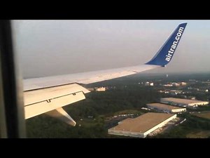 AirTran 737 Landing BWI Runway 10