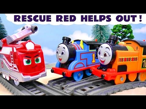 Rescue Red From Mighty Express Helps The Toy Trains From All Engines Go