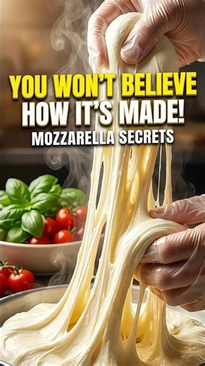 How Mozzarella Is Made 🧀 (You Won't Believe It!)