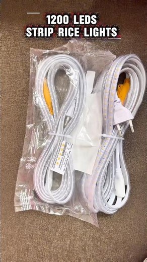 1200 LEDs Yellow Steady Strip Rice Lights 10 m #striplight #product