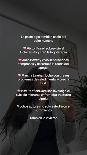 La psicología nació del dolor: Frankl, Bowlby, Linehan y Jamison