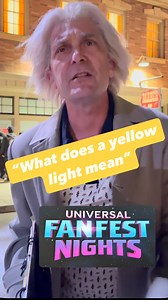 When Doc Brown and Jim Ignatowski cross streams. #fanfestnights @unifanfestnights #backtothefuture #taxi #docbrown @unifanfestnights @unistudios | Skywalking Through Neverland
