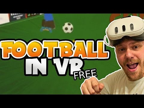 Playing Football/Soccer in VR for FREE! VRFS | Meta Quest