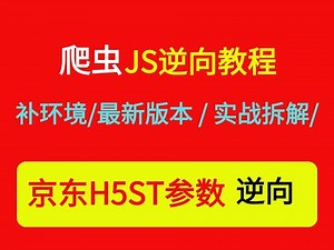 【最新京东H5ST 5.2】JS逆向实战全流程！1400元参数揭秘+补环境完整教学、爬虫JS逆向实战