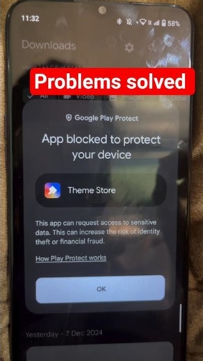 App Blocked To Protect Your Device | App Blocked Problem Solved | Google Play Protect