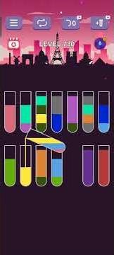 water sort puzzle level 730 guru #games