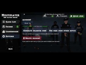 Mod menu aimbot justice rivals 3 Sign accont!!