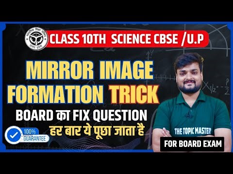 Mirror Image Formation Trick class 10 by Ashish pandey
