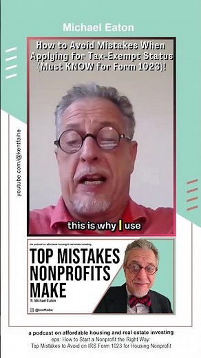 How to Avoid Mistakes When Applying for Tax-Exempt Status (Must KNOW for Form 1023)! #michaeleaton