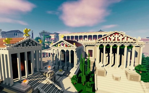 [4K超高清]《我的世界》里公元320年的古罗马 ANCIENT ROME in Minecraft