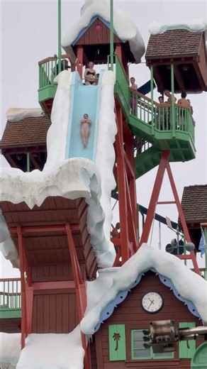 Mount Rushmore slide, blizzard Beach Water Park, Disney World, Florida