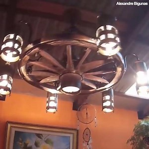10K views · 70 reactions | Making A Rustic Wagon Wheel Chandeliers. ☸ | Unbelievable | Facebook