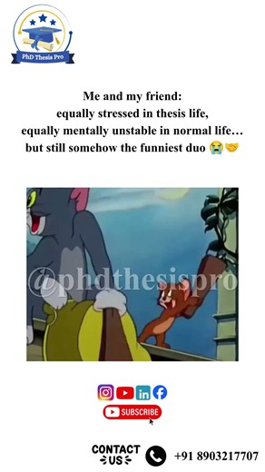 Every Thesis Student Needs That One Chaos Partner 😂📚